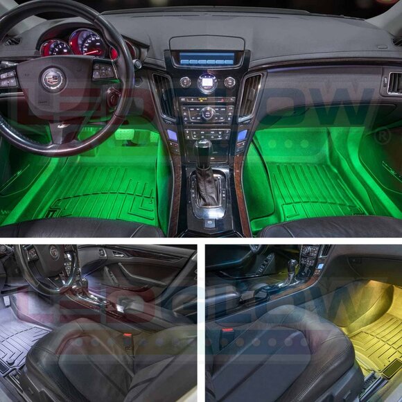 LEDGlow 7-Color LED Interior Car Light Kit – Customizable & Vibrant ✨ - Picture 3 of 10
